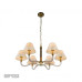 Подвесная люстра iLamp Amber YT2043-6 GD+Coffee