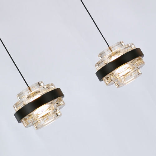 Подвесная люстра Delight Collection Indiana MD22030002-5B black/clear