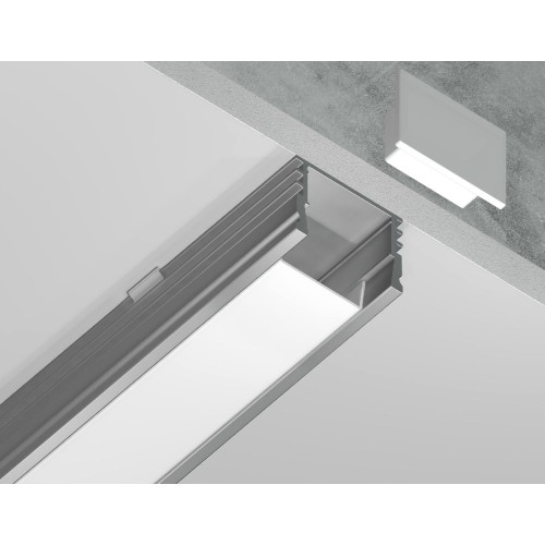 Алюминиевый накладной профиль Ambrella Light Alum Profile GP1750AL