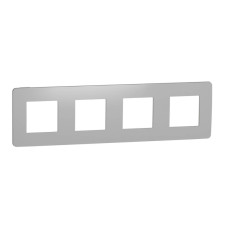 Рамка 4-постовая Schneider Electric Unica New NU280855