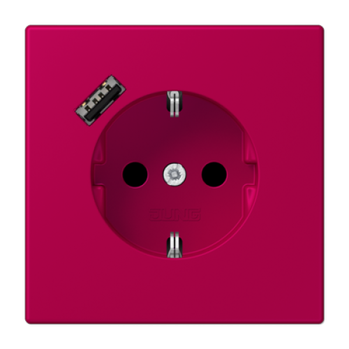 Розетка 2K+З USB Typ A Jung LC1520-18A230