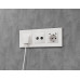 Комплект механизма электрической розетки 2USB С+C 20W с/з на винтовых зажимах 16A-250V Alfa Белый глянец Quant Ambrella Volt MA110510 (AP1105, VM165)