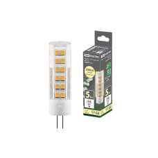 Лампа светодиодная TDM Electric G4 5W 3000K прозрачная SQ0340-0213