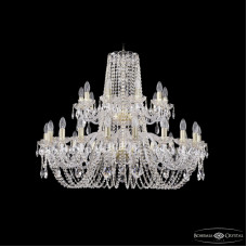 Подвесная люстра Bohemia Ivele Crystal 1402/20+10/360/2d G