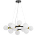 Подвесная люстра Lumina Deco Marsiada LDP 6033-15 BK+MD