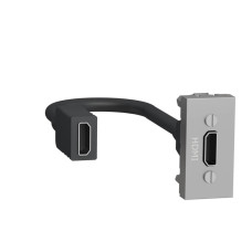 Розетка компьютерная HDMI Schneider Electric Unica New Modular NU343030
