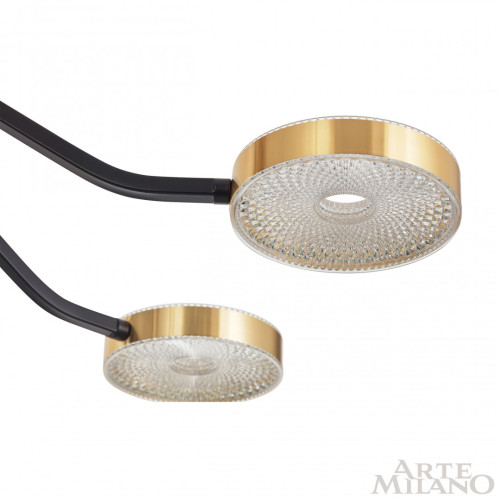 Люстра на штанге Arte Milano Ferrara 276079/8 BK/GD