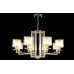 Подвесная люстра Crystal Lux Nicolas NICOLAS SP-PL8 GOLD/WHITE