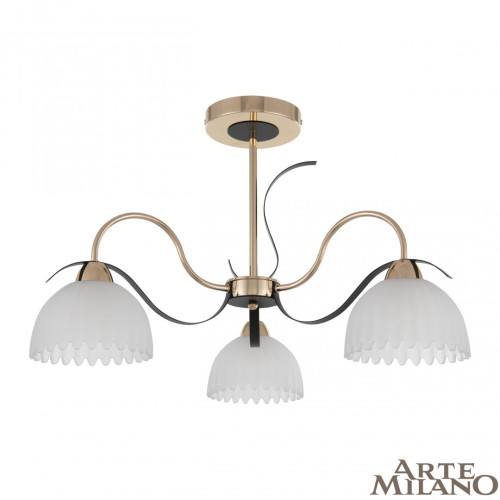 Люстра на штанге Arte Milano Napoli 327306/3 FG+BK
