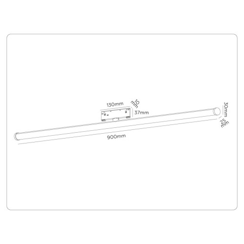 Трековый магнитный светильник Ambrella Light Track System GL2380