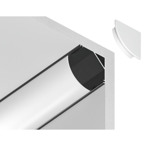 Алюминиевый угловой профиль Ambrella Light Alum Profile GP2100BK