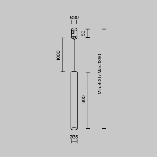 Трековый магнитный светильник Maytoni Focus LED TR155-1-5W3K-BS