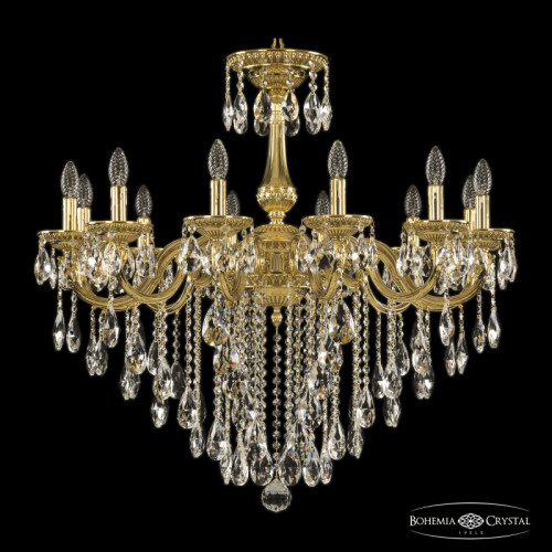 Подвесная люстра Bohemia Ivele Crystal 75101/12/300 B G
