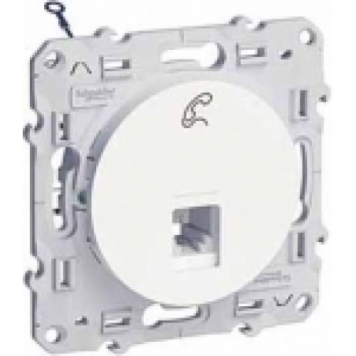 Розетка телефонная RJ12 Schneider Electric Odace S52R497