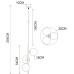 Подвесной светильник Arte Lamp Alcor A2224SP-3BK