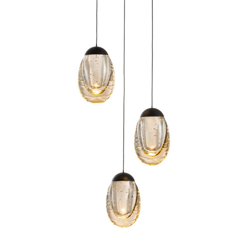 Подвесной светильник Delight Collection MD25090022-3A matt black/champagne Подвесной светильник Delight Collection MD25090022-3A matt black/champagne