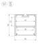 Алюминиевый профиль Arlight SL-Line-5050-3000 Black 036255
