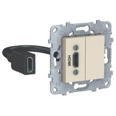 Розетка компьютерная HDMI Schneider Electric Unica New NU543044
