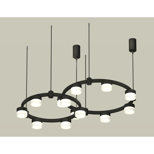 Комплект подвесного светильника Ambrella Light Techno Ring XR92091002 (A9209x2, C9238, C9232, N8401)