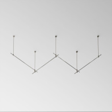 Основание Long двухуровневое на жестких подвесах для трековых светильников Maytoni Technical Flarity TFC-Flar-L02-PT