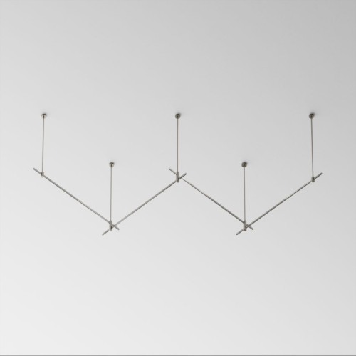 Основание Long двухуровневое на жестких подвесах для трековых светильников Maytoni Technical Flarity TFC-Flar-L02-PT