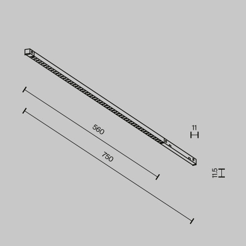 Трековый магнитный светильник Maytoni Technical Points Exility X TR241-4-12WTW-DD2-B
