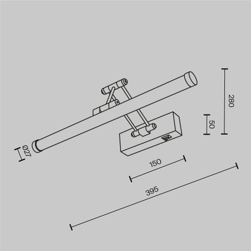 Подсветка для зеркал Maytoni Luster MIR268WL-L3W3K