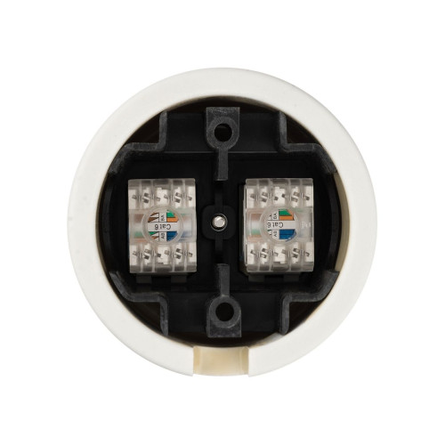 Розетка двойная компьютерная RJ45 сл. кость Болонь TDM Electric SQ1820-0351