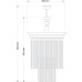 Подвесной светильник Kutek Fiore FIO-ZWD-1 (P)