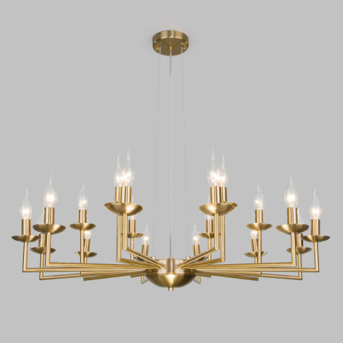Подвесная люстра Eurosvet Cariso 60150/18 латунь Подвесная люстра Eurosvet Cariso 60150/18 латунь