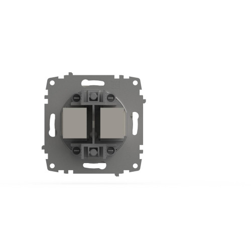 Розетка компьютерная + TF. (Cat 6) ELBI Zena Vega 609-010200-249