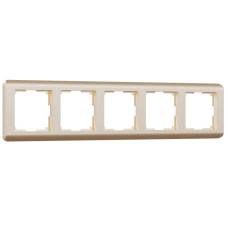 Рамка на 5 постов Werkel Stream шампань W0052111 4690389162527 Рамка на 5 постов Werkel Stream шампань W0052111 4690389162527