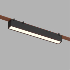 Трековый однофазный светильник Denkirs Belty linear DK5674-BK