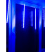 Уличная светодиодная гирлянда (UL-00000167) Uniel занавес 220V синий ULD-E1505-336/DTK BLUE IP44 TWISTED METEOR