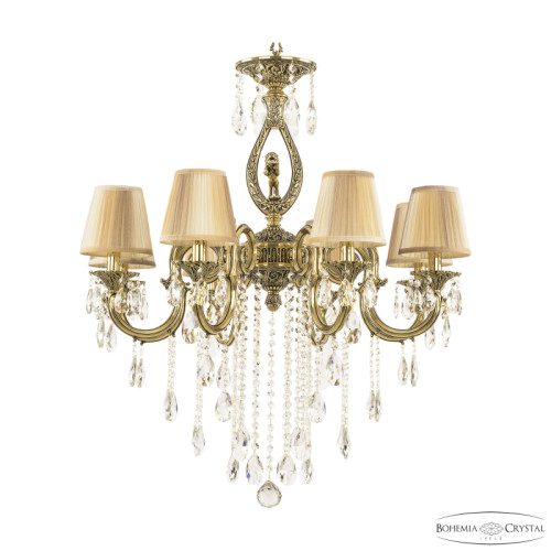 Подвесная люстра Bohemia Ivele Crystal Verona 72403/8/250 B GB FL3M ST8