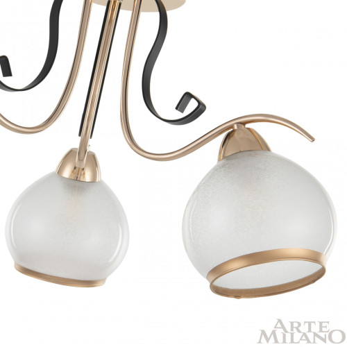 Потолочная люстра Arte Milano Amalfi 323306/3 FG+BK