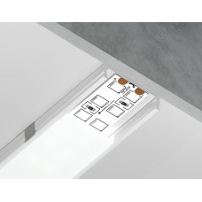 Алюминиевый накладной профиль Ambrella Light Alum Profile GP1800WH