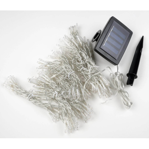 Гирлянда на солнечных батареях (UL-00006538) Uniel Занавес USL-S-131/PT1515 Warm White Curtain