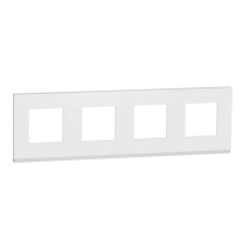 Рамка 4-постовая Schneider Electric Unica New NU600889