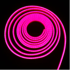Светодиодная лента Uniel ULS-N11-2835-120LED/m-8mm-IP67-DC24V-10W/m-15M-PURPLE катушка в герметичной упаковке