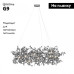 Подвесная люстра Loft IT Spark 10101/600 Chrome