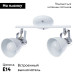 Спот Arte Lamp A1677PL-2WH