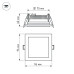 Встраиваемый светодиодный светильник Arlight LT-S96x96WH 6W Day White 014934