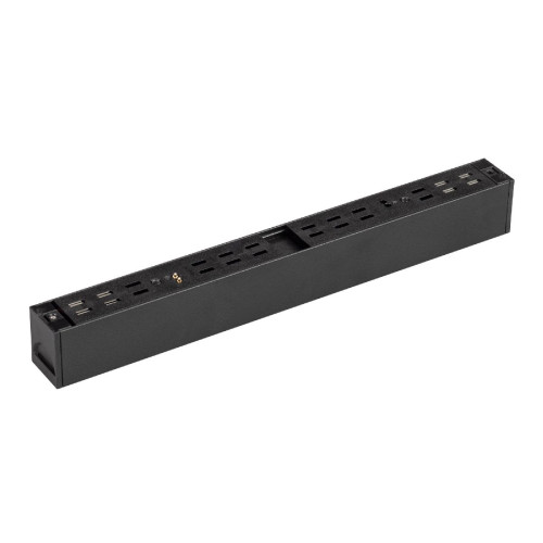 Трековый магнитный светильник Arlight MAG-FLAT-25-L200-6W Warm3000 (BK, 100 deg, 24V, DALI) 046332
