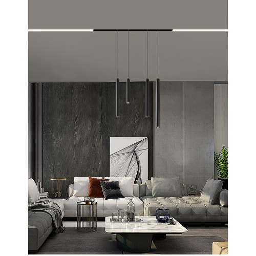 Трековый магнитный светильник iLedex Vision 4822-008-H300-10W-24DG-4000K-BK
