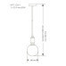 Подвесной светильник Kutek Mood Artu Glass ART-ZW-1 (N) G