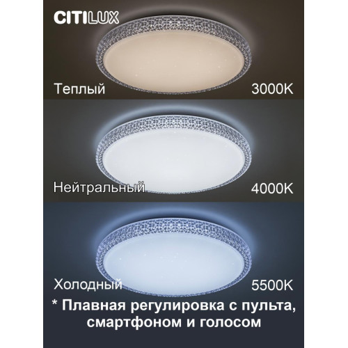 Потолочный светодиодный светильник Citilux Альпина CL718A60G