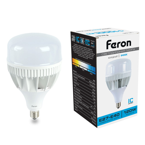 Лампа светодиодная Feron LB-65 E27-E40 120W 6400K 38197