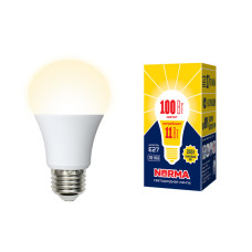 Лампа светодиодная (UL-00003787) Volpe E27 11W 3000K матовая LED-A60-11W/WW/E27/FR/NR
