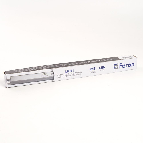 Трансформатор для светодиодной ленты Feron LB001 48Вт 24В IP20 48013
